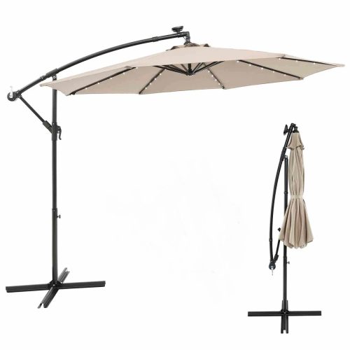 Tenero Round Taupe 300cm hartman parasols